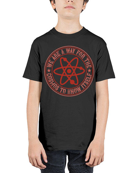 We are a way for the cosmos to know itself 300# - general science - Youth Tee Unisex