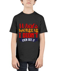 Whats worse is I didnt even see it 164# - chess - Youth Tee Unisex