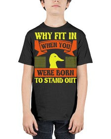 Why Fit In When You Were Born to Stand Out Style 7# - ducks - Youth Tee Unisex