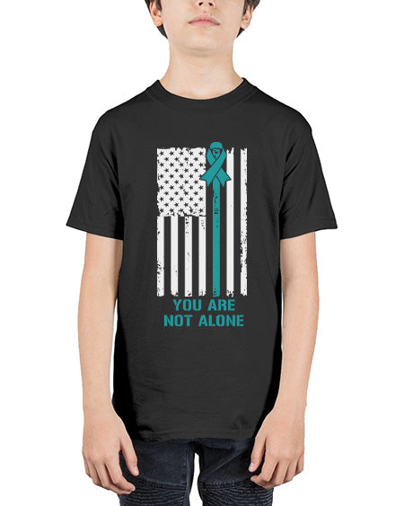 You Are Not Alone PTSD 1# - PTSD - Youth Tee Unisex