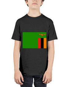 Zambia 2160# - world flags - Youth Tee Unisex