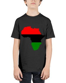 africamap 276# - black words and phrases - Youth Tee Unisex