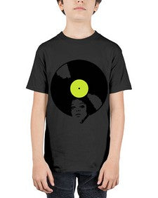 afrovinyl 63# - black girls or women - Youth Tee Unisex
