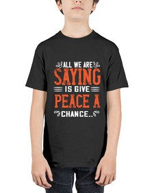 all we are saying 18# - vegan - Youth Tee Unisex