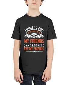 animals are my friends and i dont eat my friends 24# - vegan - Youth Tee Unisex