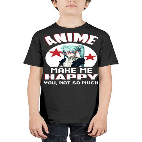 anime make me happy you not so much210# - anime - Youth Tee Unisex