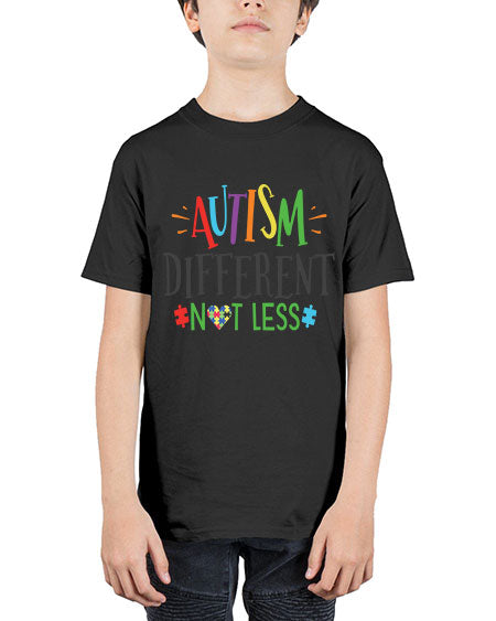 autism different not less Style 5# - autism - Youth Tee Unisex