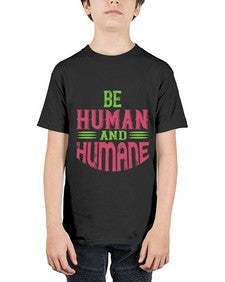be human and humane 628# - vegan - Youth Tee Unisex