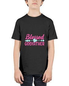 blessed godfather 102# - god parent - Youth Tee Unisex