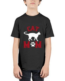 cat mom Style 35# - cats - Youth Tee Unisex