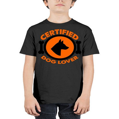 certified dog lover - dogs - Youth Tee Unisex