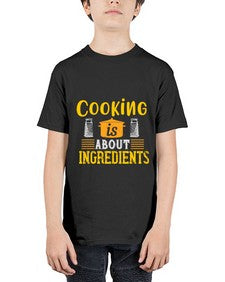 cooking is about ingredients 131# - cooking - Youth Tee Unisex