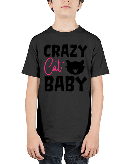 crazy cat baby Style 66# - baby - Youth Tee Unisex