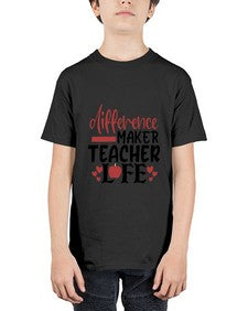 difference maker teacher life Style 120# - teacher - Youth Tee Unisex