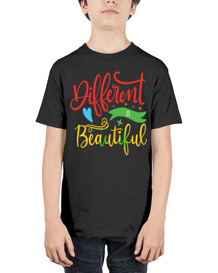 different is beautiful Style 11# - autism - Youth Tee Unisex