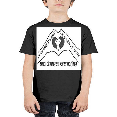 dog changes everything 75# - dogs - Youth Tee Unisex