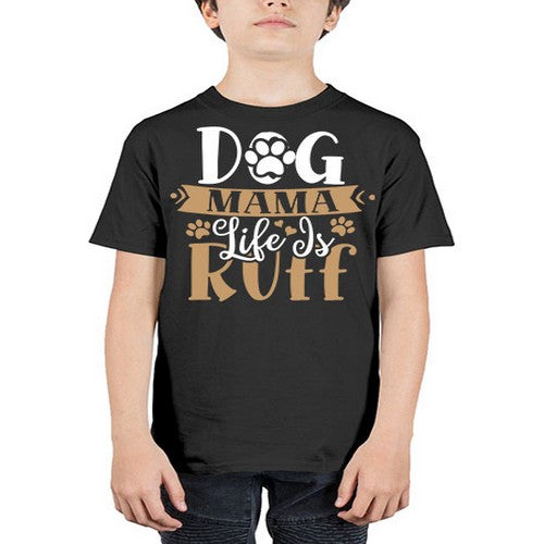 dog mama life is ruff 82# - dogs - Youth Tee Unisex