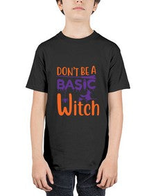 dont be a basic witch 45# - witch - Youth Tee Unisex