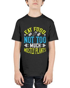 eat food not too much mostly plants 157# - vegan - Youth Tee Unisex