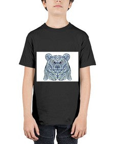 ethnic bear 416# - mandala - Youth Tee Unisex