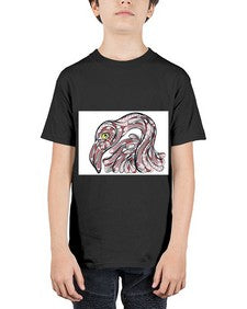 ethnic flamingo 423# - mandala - Youth Tee Unisex