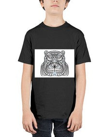 ethnic hippo 426# - mandala - Youth Tee Unisex