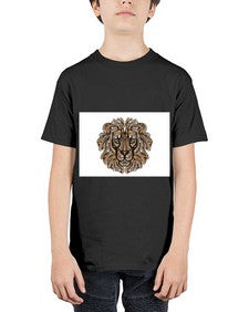 ethnic lion 430# - mandala - Youth Tee Unisex