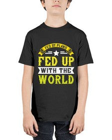 fed by plans fed up with the world 168# - vegan - Youth Tee Unisex