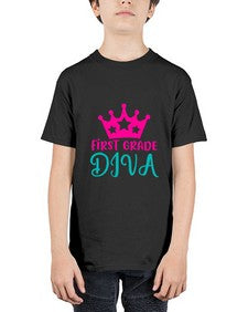 first grade diva 128# - first grade - Youth Tee Unisex