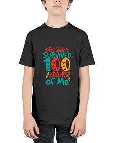 first grade survived one hundred days of me 158# - first grade - Youth Tee Unisex
