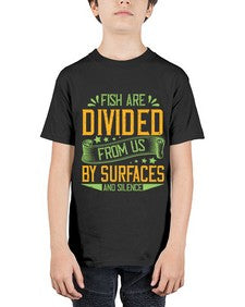 fish are divided from us by surfaces and silence 975# - vegan - Youth Tee Unisex