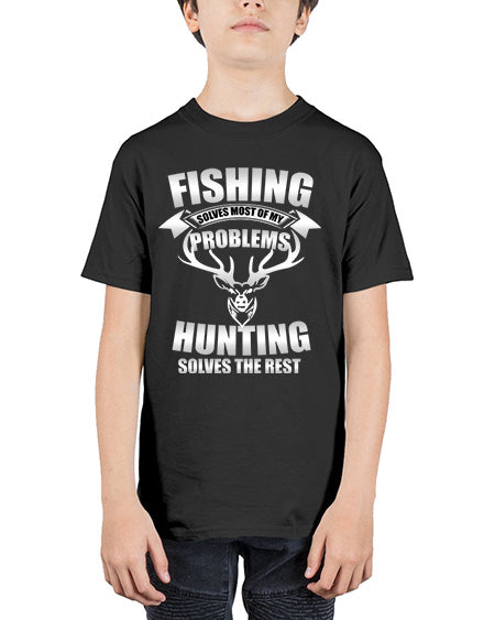 fishing 29# - shark-fish - Youth Tee Unisex