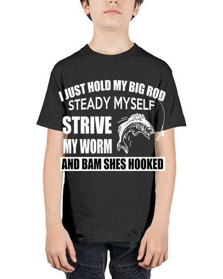 fishing 32# - shark-fish - Youth Tee Unisex