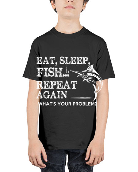 fishing 36# - shark-fish - Youth Tee Unisex