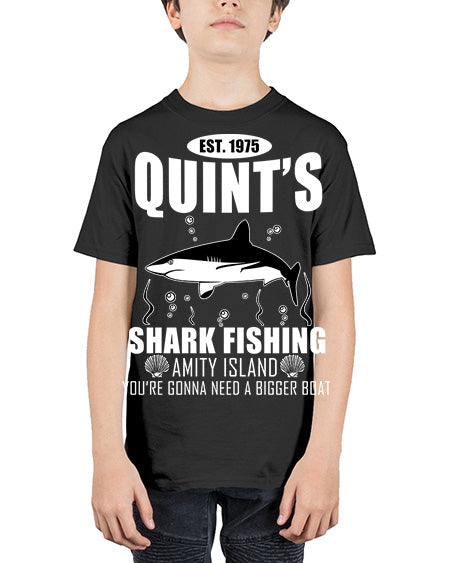 fishing 40# - shark-fish - Youth Tee Unisex