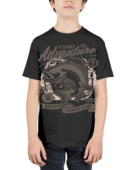 fishing adventure 51# - shark-fish - Youth Tee Unisex