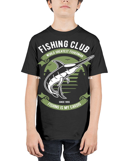fishing club 50# - shark-fish - Youth Tee Unisex