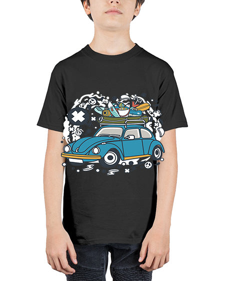 fishing tour 42# - shark-fish - Youth Tee Unisex