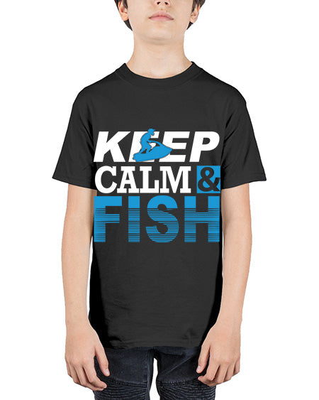 fishing transperment png 72# - shark-fish - Youth Tee Unisex