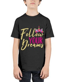 follow your dreams 133# - unicorn - Youth Tee Unisex
