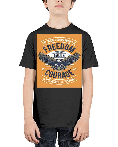 freedom eagle 35# - birds - Youth Tee Unisex