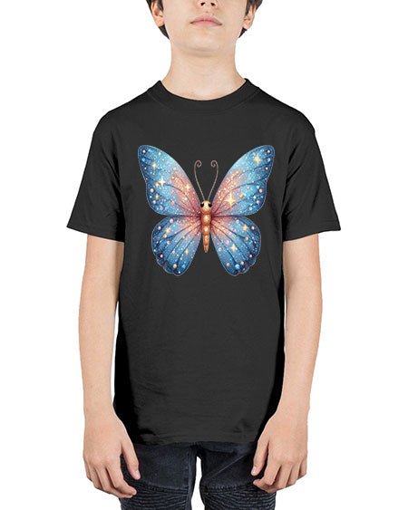 glitter butterfly 10# - butterfly - Youth Tee Unisex
