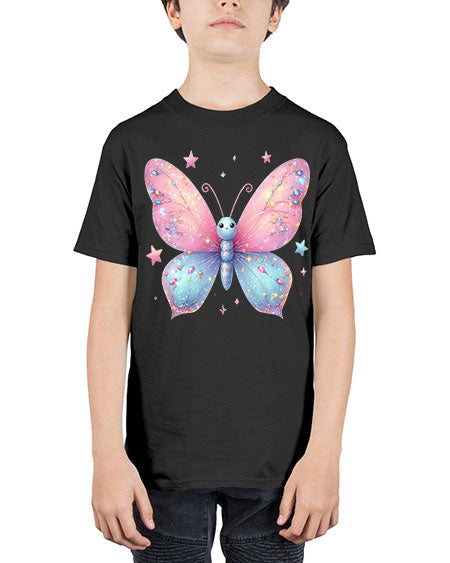 glitter butterfly 18# - butterfly - Youth Tee Unisex