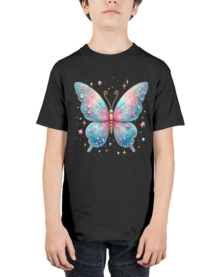 glitter butterfly 1# - butterfly - Youth Tee Unisex