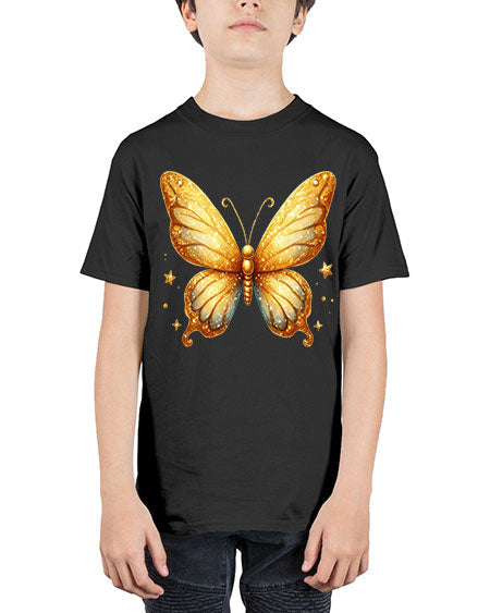 glitter butterfly 24# - butterfly - Youth Tee Unisex