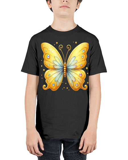 glitter butterfly 3# - butterfly - Youth Tee Unisex