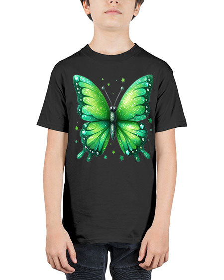 glitter butterfly 4# - butterfly - Youth Tee Unisex