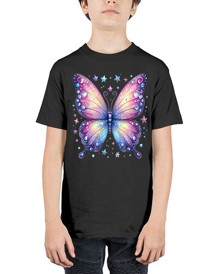 glitter butterfly 6# - butterfly - Youth Tee Unisex