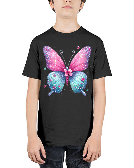glitter butterfly 7# - butterfly - Youth Tee Unisex