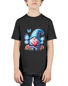 gnome with butterfly 01# - gnome - Youth Tee Unisex